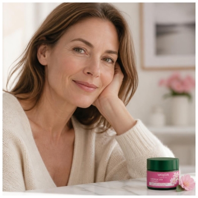 Weleda Crème de Jour Lissante à la Rose Musquée et Thé Blanc 40 ML