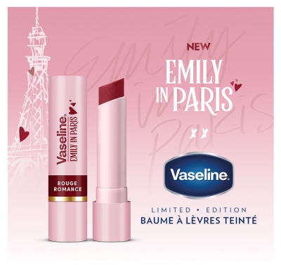 Vaseline Emily in Paris Baume à Lèvres Teinté Édition Limitée 3 Grammes - Teinte : Rouge Romance