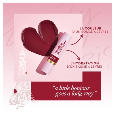 Vaseline Emily in Paris Baume à Lèvres Teinté Édition Limitée 3 Grammes - Teinte : Rouge Romance