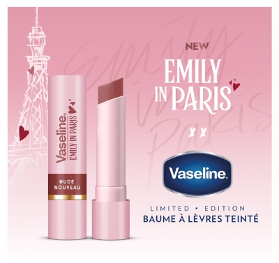 Vaseline Emily in Paris Baume à Lèvres Teinté Édition Limitée 3 Grammes - Teinte : Nude Nouveau
