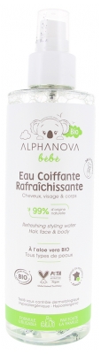 Alphanova Eau Coiffante Rafraîchissante Bio* Bébé (200Ml) New