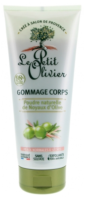 Le Petit Olivier Gommage Corps Poudre de Noyaux d'Olive 200 ml