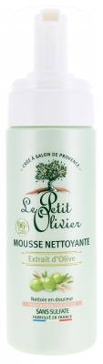 Le Petit Olivier Mousse Nettoyante à l'Extrait d'Olive Peaux Normales à Sèches 150 ml