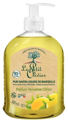 Le Petit Olivier Pur Savon Liquide de Marseille Senteur Verveine Citron 300 ml