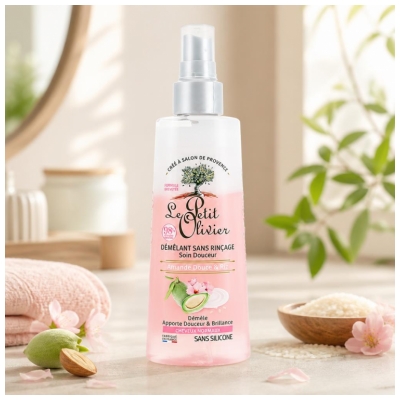 Le Petit Olivier Démêlant Sans Rinçage Amande Douce & Riz 150 ml