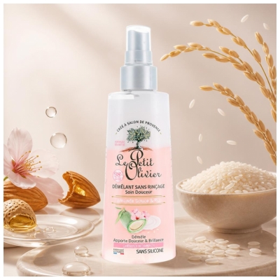Le Petit Olivier Démêlant Sans Rinçage Amande Douce & Riz 150 ml