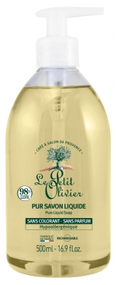 Le Petit Olivier Pur Savon Liquide Hypoallergénique Rechargeable 500 ml