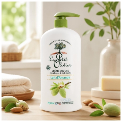 Le Petit Olivier Crème Douche Lait d'Amande 750 ml