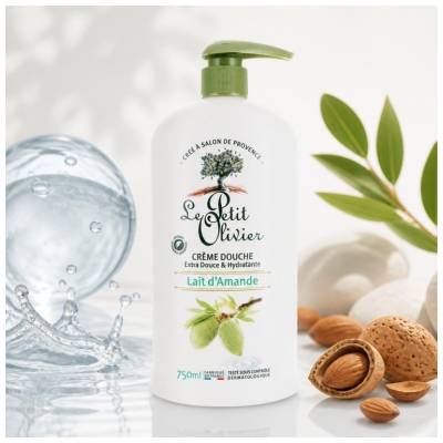 Le Petit Olivier Crème Douche Lait d'Amande 750 ml