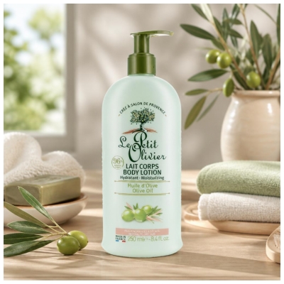 Le Petit Olivier Lait Corps Hydratant Huile d'Olive Peaux Normales à Sèches 250 ml