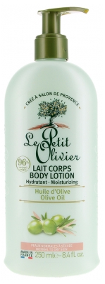 Le Petit Olivier Lait Corps Hydratant Huile d'Olive Peaux Normales à Sèches 250 ml