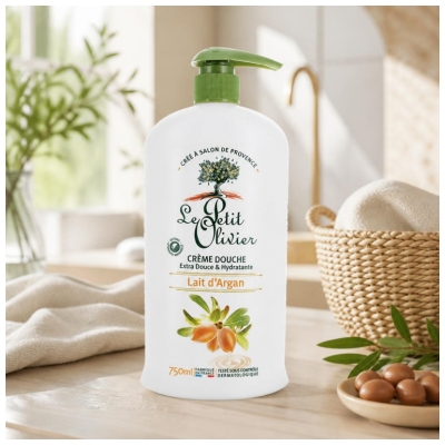 Le Petit Olivier Crème Douche Lait d'Argan 750 ml