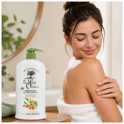 Le Petit Olivier Crème Douche Lait d'Argan 750 ml
