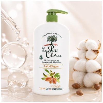 Le Petit Olivier Crème Douche Lait d'Argan 750 ml