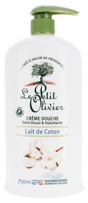 Le Petit Olivier Crème Douche Lait de Coton 750 ml