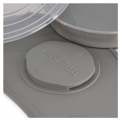Twistshake Mini Plateau Click Mat + Assiette & Couvercle Dès 6 Mois