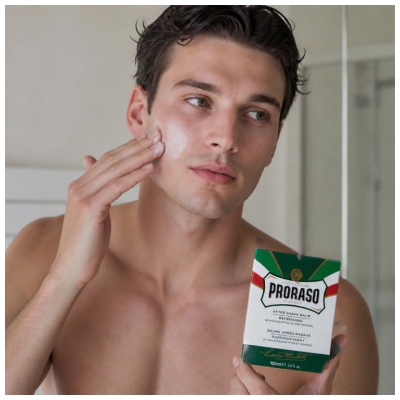 Proraso Baume Rafraichissant Après-Rasage à l'Huile d'Eucalyptus et Menthol 100 ml