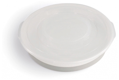 Twistshake Assiette et Couvercle Dès 6 Mois - Couleur : Blanc