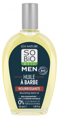 Léa Nature SO BIO étic Men Huile à Barbe Nourrissante Biologique 50 ML