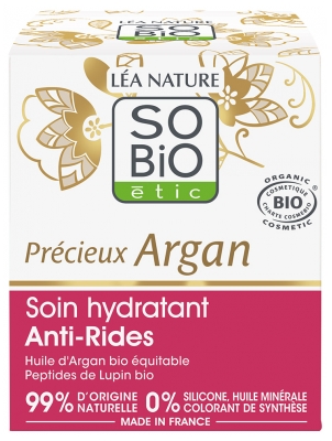 Léa Nature SO BIO étic Précieux Argan Soin Hydratant Anti-Rides Biologique 50 ML