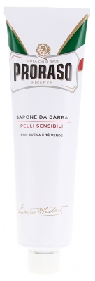 Proraso Crème à Raser Peaux Sensibles au Thé Vert et à l'Avoine 150 ml