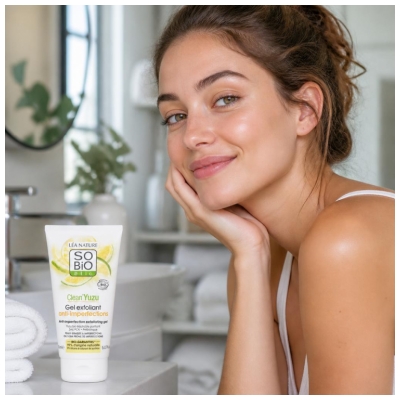 Léa Nature SO BIO étic Clean'Yuzu Gel Exfoliant Anti-Imperfections Biologique 150 ML