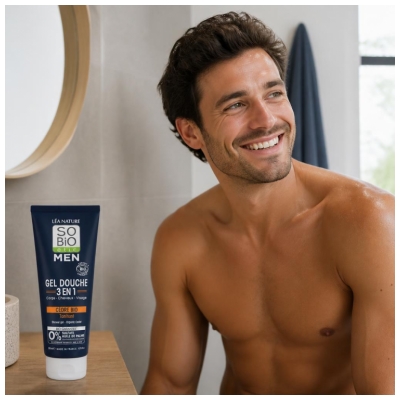 Léa Nature SO BIO étic Men Gel Douche 3en1 Biologique 200 ML