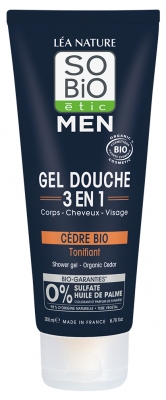 Léa Nature SO BIO étic Men Gel Douche 3en1 Biologique 200 ML