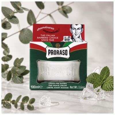 Proraso Crème Pré-Rasage Rafraichissante 100 ml
