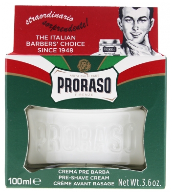 Proraso Crème Pré-Rasage Rafraichissante 100 ml