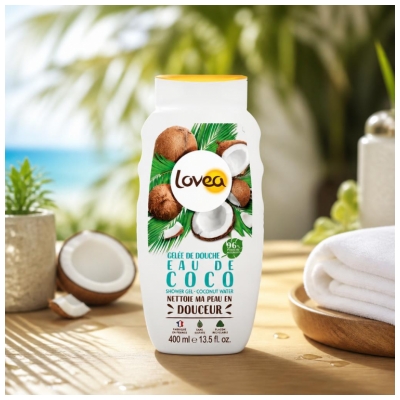 Lovea Gelée de Douche Parfum Eau de Coco 400 ml