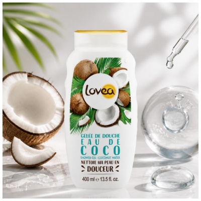 Lovea Gelée de Douche Parfum Eau de Coco 400 ml
