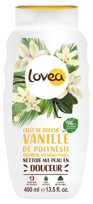Lovea Gelée de Douche Parfum Vanille de Polynésie 400 ml