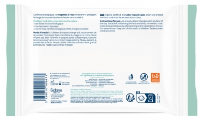 Biolane Lingettes a L'eau X54