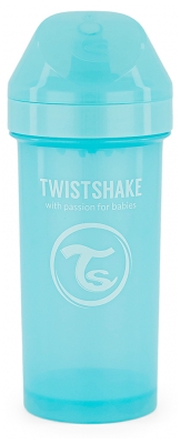 Twistshake Tasse Kid Cup Dès 12 Mois 360 ml - Couleur : Bleu Pastel