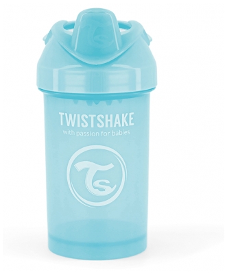 Twistshake Tasse Crawler Cup Dès 8 Mois 300 ml - Couleur : Bleu Pastel