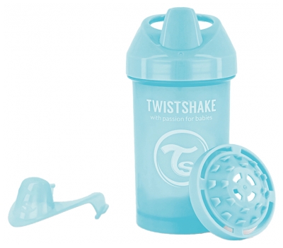 Twistshake Tasse Crawler Cup Dès 8 Mois 300 ml - Couleur : Bleu Pastel