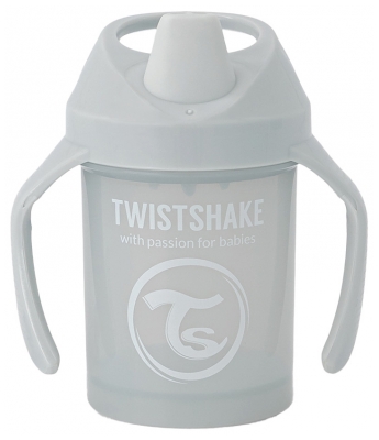 Twistshake Tasse Mini Cup Édition Limitée Dès 4 Mois 230 ml - Couleur : Gris Clair