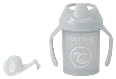 Twistshake Tasse Mini Cup Édition Limitée Dès 4 Mois 230 ml - Couleur : Gris Clair