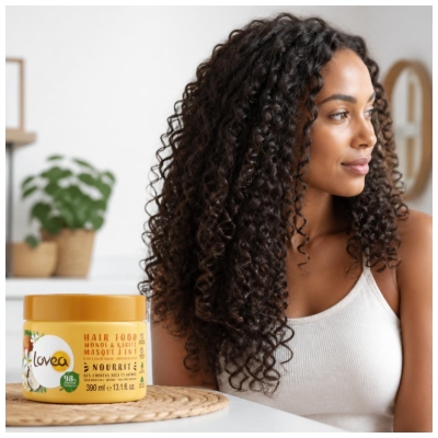 Lovea Hair Food Masque 3en1 Monoï & à l'Huile de Karité 390 ml
