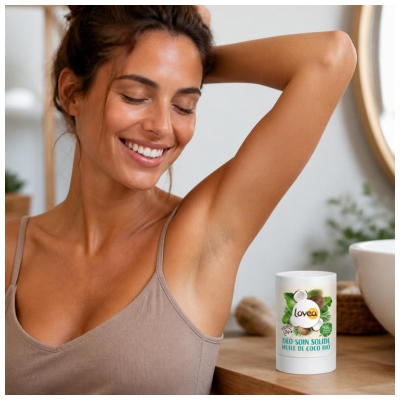 Lovea Déo-Soin Solide à l'Huile de Coco 50 g