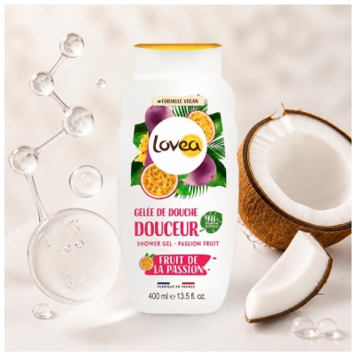 Lovea Gelée de Douche Parfum Fruit de la Passion 400 ml