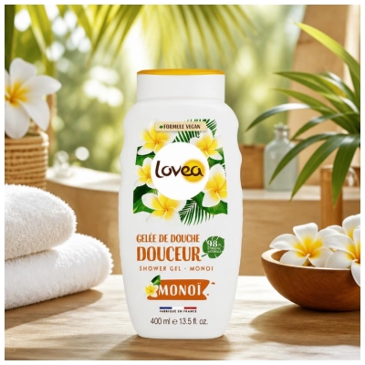 Lovea Gelée de Douche Parfum Monoï 400 ml