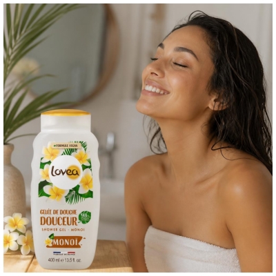Lovea Gelée de Douche Parfum Monoï 400 ml