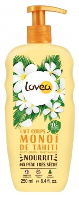 Lovea Lait Corps Monoï de Tahiti Peau Très Sèche 250 ml
