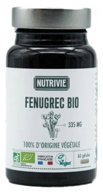 Nutrivie Fenugrec 335 mg Bio 60 Gélules