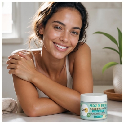 Lovea Crème Hydratante Nuage de Coco Visage Corps & Mains 200 ml