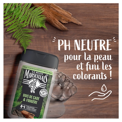 Le Petit Marseillais Gel Douche 4en1 Bois de Cade et Fougère 250 ml