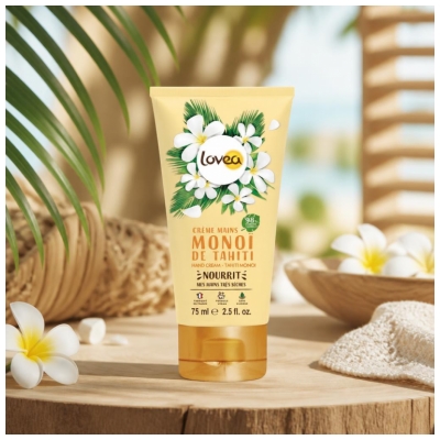 Lovea Crème Mains Nourrissante Monoï de Tahiti 75 ml