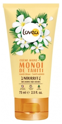 Lovea Crème Mains Nourrissante Monoï de Tahiti 75 ml